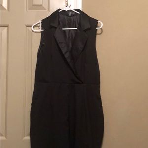 Black Tuxedo Jumpsuit